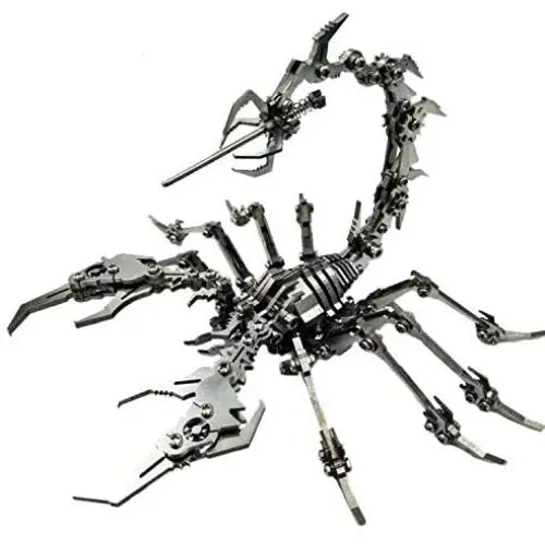3D Metal Puzzle Scorpion DIY Model Kit, Puzzle Jigsaw Scorpion King 3D Stainless Steel Ornaments 3D Metal Puzzle Scorpion DIY Model Kit, Puzzle Jigsaw Scorpion King 3D Stainless Steel Ornaments