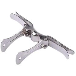 TopOffice 12 Pcs Metal Bow Tie Clips Silver DIY Bowtie Hardware Fastener Great Grade Metal Silver - 2.75''