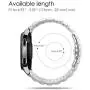 Fintie Bands Compatible with Samsung Gear S3 / Galaxy Watch 46mm, 22mm Solid Stainless Steel Metal Bracelet Strap Replacement Wrist Band Compatible with Samsung Gear S3 Frontier/S3 Classic Smartwatch