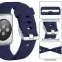 Haveda Compatible for Apple Watch SE Series 6 40mm Band, iWatch 38mm Bands Womens for Apple Watch, iwatch Series 5 4 3 2 1 Men, Durable Sweat Waterproof Band for Apple 6 Watch, Navy 38mm/40mm S/M Haveda Compatible for Apple Watch SE Series 6 40mm Band, iWatch 38mm Bands Womens for Apple Watch, iwatch Series 5 4 3 2 1 Men, Durable Sweat Waterproof Band for Apple 6 Watch, Navy 38mm/40mm S/M