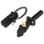 Demeras Rc Trailer Hook Metal Skull Pattern Tow Hook Connector Axial Trucks Trailer Hook Fit for TRX-4 1/10 Rc Car Model