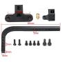 Que-T Metal Aluminum Adjustable Tow Trailer Hitch for 1/10 RC Crawler Axial SCX10 Upgrades Parts