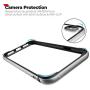 RANVOO iPhone Xs Max Bumper Case, Hard Slim Thin Metal Bumper with Soft TPU Inner Frame Case for iPhone Xs Max 6.5 Inch(2018)-Silver