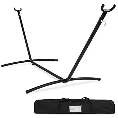Best Choice Products Portable Heavy-Duty 9ft Steel Hammock Stand w/Carrying Case, Weather-Resistant Finish, 450lb Capacity Best Choice Products Portable Heavy-Duty 9ft Steel Hammock Stand w/Carrying Case, Weather-Resistant Finish, 450lb Capacity