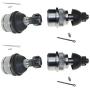 MILLION PARTS 4Pc Front Suspension Kit Upper & Lower Ball Joints Assembly for 2007 2008 2009 2010 2011 2012 2013 2014 Jeep Wrangler 1999 2000 2001 2002 2003 2004 Jeep Cherokee