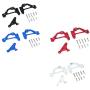 HONG YI-HAT Metal Front Suspension Bracket Shock Absorber Bracket Panhard Mount Suitable for 1/10 RC Crawler Axial SCX10 III AXI03007 Spare Parts (Color : Black)
