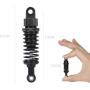 GoolRC 4PCS Aluminum Alloy Metal Shock Absorber Damper for D90 MN-90 MN-99 MN-91 FJ-45 RC Car 1/12 Rock Crawler Upgrade Parts (Black)