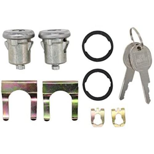 MOTOKU 2 PCS Door Lock Cylinder for Chevy Truck C10 C20 C30 1500 2500 3500 SUV Blazer Jimmy Suburban Van Apollo Century Electra LeSabre Ventura Tempest Sunbird Phoenix Grand Prix