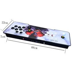 【2400 Games in 1】 Arcade Game Console Ultra Slim Metal Double Stick 2400 Classic Arcade 2 Players Pandoras Box 9S 1280X720 Full HD Video Game Console for Computer & Projector & TV