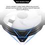 upHere Long Life 120mm 3-Pin High Airflow Quiet Edition Blue LED Case Fan for PC Cases, CPU Coolers, and Radiators 3-Pack,PF120BE3-3