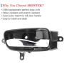 IRONTEK 1Pair Interior Door Handle for Front/Rear Driver and Passenger Side Fits Nissan 03-18 Altima, 13-19 Pathfinder, 2015 Armada, 15-20 Murano, 16-19 Titan XD #80670-3TA0D 80671-3TA0D