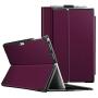 Fintie Case for Microsoft Surface Pro 7 Compatible with Surface Pro 6 / Surface Pro 5 12.3 Inch Tablet, Hard Shell Slim Portfolio Cover Work with Type Cover Keyboard (Purple)