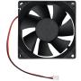 80mm by 80mm by 25mm 8025 12V DC 0.20A Dual Ball Bearing Brushless Cooling Fan 2pin AV-F8025MB UL CE