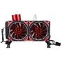 Laptop Cooling Fan,Notebook Computer Water-Cooled Set PC Liquid Cooling Kit,Water Row Water Pump Fan Water Tank Mounting Accessories,Contains All The Bits Need Easy to Installation
