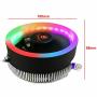 Kqiang LED CPU Fan 5 Colour 3 Pin Connector Air Cooler Heatsink Perfect Compitable with Intel LGA 1151 1150 AMD AM2+/AM3/AM3+/FM2+