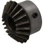 CNBTR 2PCS 45# Steel 2 Modulus 20 Teeth 14mm Hole Dia 90 Degrees Tapered Bevel Gear Wheel