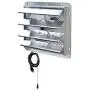 Iliving ILG8SF16V-T Wall-Mount Shutter Exhaust Fan, 16'' - Variable Speed, Silver Iliving ILG8SF16V-T Wall-Mount Shutter Exhaust Fan, 16'' - Variable Speed, Silver