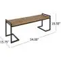 Christopher Knight Home 306426 Noel Outdoor Industrial Acacia Wood and Iron Bench, Teak Finish/Black Metal Christopher Knight Home 306426 Noel Outdoor Industrial Acacia Wood and Iron Bench, Teak Finish/Black Metal