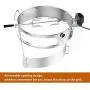 only fire Multi-Purpose Stainless Steel Rotisserie Ring Kit for Weber 22 1/2'' Kettle and Other Similar Grills