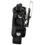Turtleback Case Made for Unication G1 Voice Pager Fire Radio Phone Black Leather Fitted Case with Heavy Duty Ratcheting Removable Metal Belt Clip