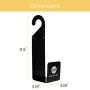 Morvat Premium Heavy-Duty Metal Garden Hose Hanger Hook, Garden Hose Holder, Hose Hook, Strong and Durable | Holds Up to 150 FT Hose | Keep Your Hose Neat and Out of The Way