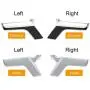 PTNHZ Chrome Metal Interior Passenger Door Handle Repair Left for 2008-2015 Mercedes W204 Chassis C-Class C63 AMG C250 C350 GLK300 GLK350 GLK250