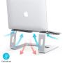 Laptop Stand for desk, Detachable Laptop Riser Notebook Holder Stand Ergonomic Aluminum Laptop Mount Computer Stand, Compatible with MacBook Air Pro, Dell XPS, Lenovo More 10-18'' Laptops