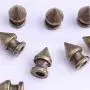RUBYCA 12MM 50 Sets Metal Tree Spikes and Studs Metallic Screw-Back for DIY Leather-Craft Bronze Color RUBYCA 12MM 50 Sets Metal Tree Spikes and Studs Metallic Screw-Back for DIY Leather-Craft Bronze Color