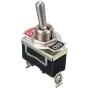 Etopar 5 X Heavy Duty 20A 125V 15A 250V SPST 2 Terminal Pin ON/Off Rocker Toggle Switch Flick Metal Waterproof Cap Knob