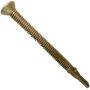 #14 x 3-1/4'' Reamer Tek Torx/Star Head Self-Drilling Wood to Metal Screws - 1 lb ~30 Tek Screws - Tek Screws for Flatbeds, Trailers, or for Fastening Wood to Steel - T-30 Torx Screw Head