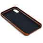 Dockem iPhone XR Virtuosa M1 Wallet Case: Built-in Metal Plate for Magnetic Mounting with Top Grain Genuine Leather: M-Series [Brown]