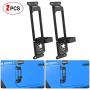 Nilight Door Hinge Steps - Metal Foldable Foot Pegs Exterior Car Accessories for 2007-2017 Jeep Wrangler JK JKU & 2018-2020 Jeep Wrangler JL JKU - Pack of 2