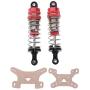 1 Pair of Metal Shock Absorber Suspension Plate Accessories for Wltoys 144001 RC Car