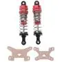 1 Pair of Metal Shock Absorber Suspension Plate Accessories for Wltoys 144001 RC Car