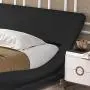 Amolife Upholstered Queen Bed Frame/Deluxe Solid Modern Platform Bed/Mattress Foundation/Faux Leather Queen Size Bed Frame with Adjustable Headboard and Slat Support, Black Amolife Upholstered Queen Bed Frame/Deluxe Solid Modern Platform Bed/Mattress Foundation/Faux Leather Queen Size Bed Frame with Adjustable Headboard and Slat Support, Black