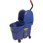 Rubbermaid Commercial WaveBrake 2.0 35 QT Down-Press Mop Bucket and Wringer, Blue (FG757888BLUE) Rubbermaid Commercial WaveBrake 2.0 35 QT Down-Press Mop Bucket and Wringer, Blue (FG757888BLUE)
