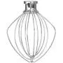 K45WW Dishwasher Safe Wire Whip Attachment 6 Wire Whisk Upgrade Real Stainless Steel Fits KitchenAid Tilt-Head Stand Mixer for Egg Heavy Cream Beater, Cakes Mayonnaise