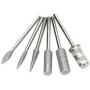 ZXUY 6pc Nail Drill Bits for Machine Replacement 3/32'' Shank Size Acrylic Art