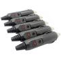 discoGoods 5PCS 12V Male Car Cigarette Lighter Socket Plug Connector With Fuse Red LED Cigar Lighter