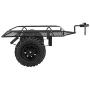 VGEBY RC Trailer, RC Car Metal Simulation Trailer Trailing Car Fit for 1/10 TRX4 D90 SCX10 CC01 Crawler Car DIY Parts (Black)