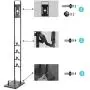 Foho Vacuum Stand for Dyson V11 V10 V8 V7 V6,Stable Metal Storage Bracket Stand Holder for Dyson Handheld DC30 DC31 DC34 DC35 DC58 DC59 DC62 Cordless Vacuum Cleaners & Accessories & Attachments