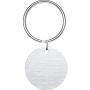 Stamping Blank Tags Set 100 Pieces 1 Inch Round with Hole Aluminum 0.06 Inch Thickness Blanks Tags, 100 Pieces 1 Inch Round Metal Key Chain Rings and 100 Pieces 0.3 Inch Split Rings