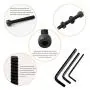 VIGRUE M3 M4 M5 Alloy Steel Hex Socket Button Head Cap Nuts Flat Washers Kit Black Screw Assortment(570 PCS) VIGRUE M3 M4 M5 Alloy Steel Hex Socket Button Head Cap Nuts Flat Washers Kit Black Screw Assortment(570 PCS)