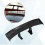 Creatiee 3Pcs Universal Car Mini Spoiler Wing, Auto Car Tail Wing Mini Auto Carbon Fiber Texture Decoration Without Perforation Tail Decoration, 6.7 Inch(Black)