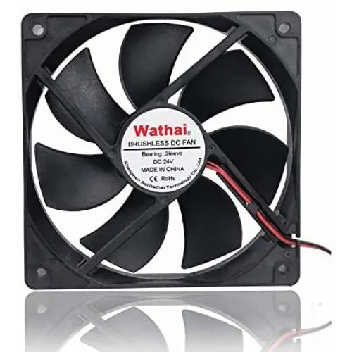 Wathai 120x120x25mm 120mm 24v DC Brushless Cooling Case Fan Wathai 120x120x25mm 120mm 24v DC Brushless Cooling Case Fan
