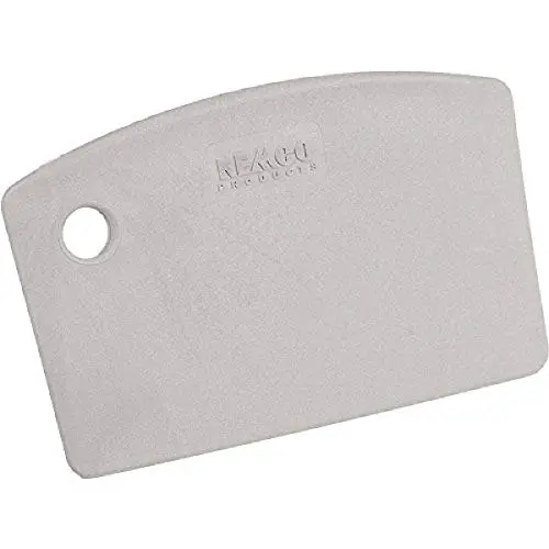 Remco 6959MD5 White/Grey Polypropylene Metal Detectable Bench Scraper, Injection Molded Blade, 3.5'' L x 5.5'' W, 1 Piece,Gray Remco 6959MD5 White/Grey Polypropylene Metal Detectable Bench Scraper, Injection Molded Blade, 3.5'' L x 5.5'' W, 1 Piece,Gray