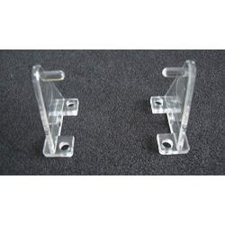 Hold Down Plastic Bracket For 2 inch Horizontal Blind- Pack of 10 - Clear