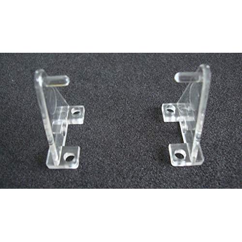 Hold Down Plastic Bracket For 2 inch Horizontal Blind- Pack of 10 - Clear