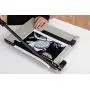 Dahle 15e Vantage Paper Trimmer, 15'' Cut Length, 15 Sheet, Automatic Clamp, Adjustable Guide, Metal Base with 1/2'' Gridlines, Guillotine Paper Cutter