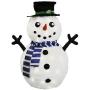 Joiedomi 3ft Tinsel Collapsible 100 LED Warm White Yard Light for Christmas Outdoor Yard Garden Decorations, Christmas Event Decoration, Christmas Eve Night Decor(Snowman)